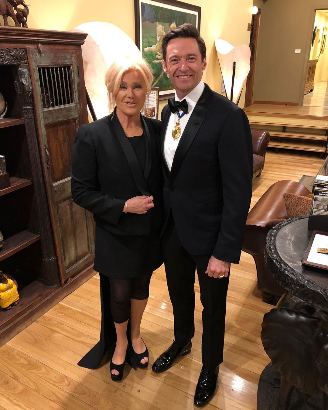 Jackman y Deborra-Lee