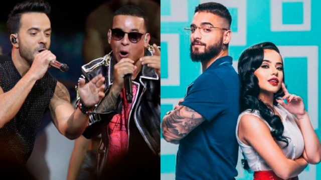 Maluma Daddy Yankee Luis Fonsi en los Latin Billboard 2020
