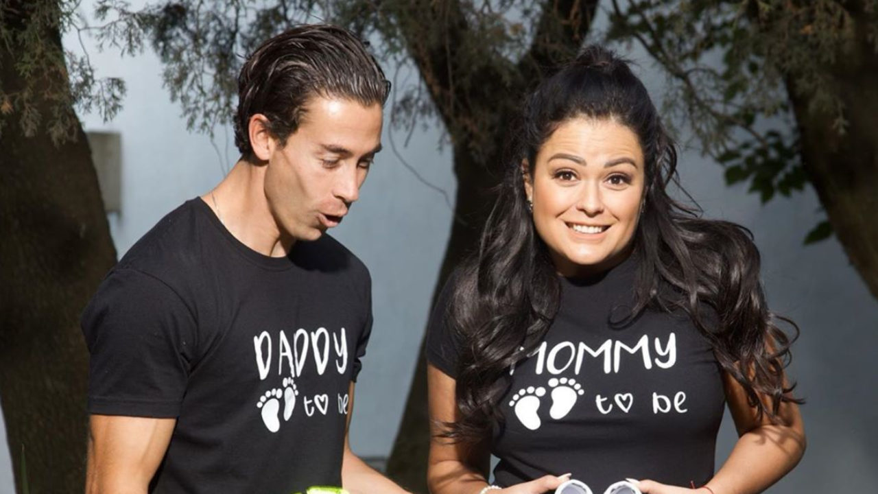 Mariana Echeverria y Oscar Jimenez son padres