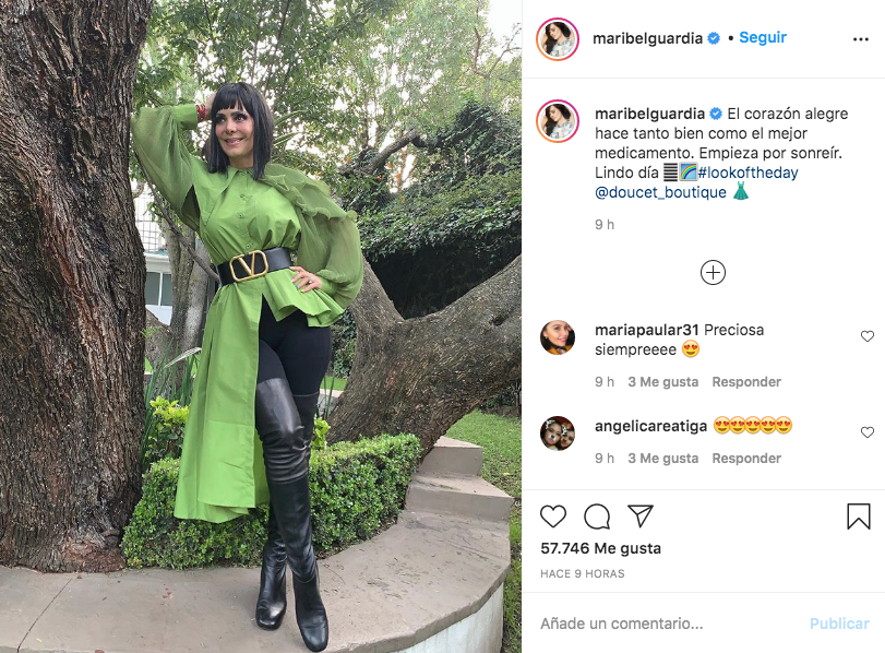 Nuevo corte de pelo de Maribel Guardia