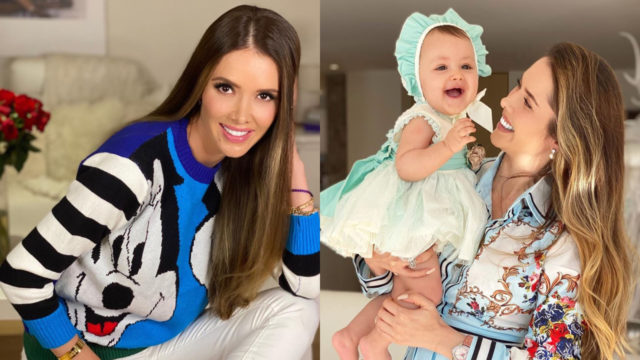 Marlene Favela y su pequeña hija