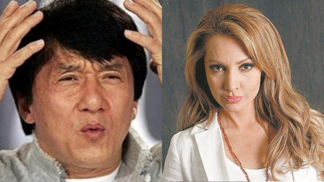 Paty Navidad saca de quicio al meme de Jackie Chan