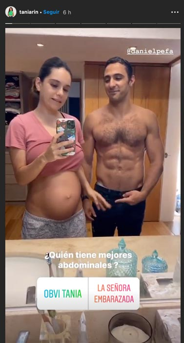 Tania Rincon compara su abdomen