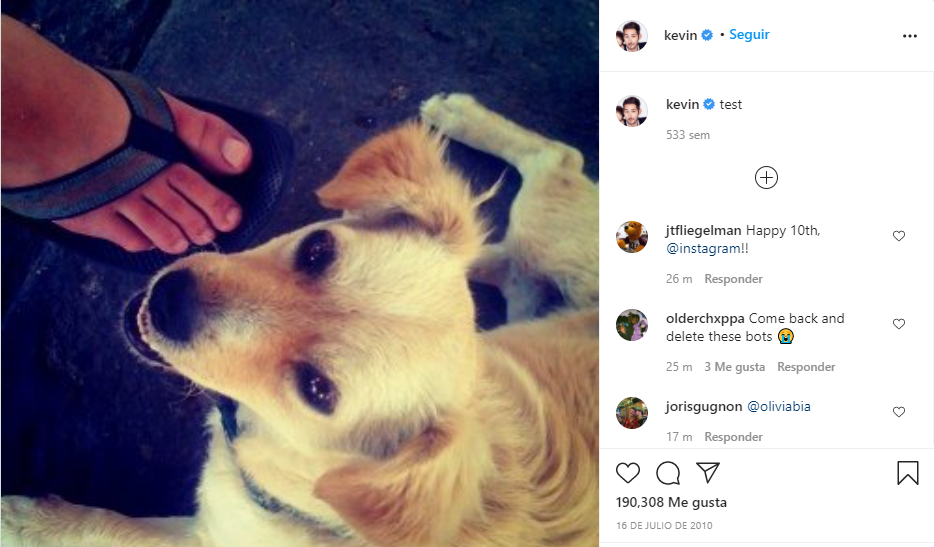 Instagram a lo largo de la década