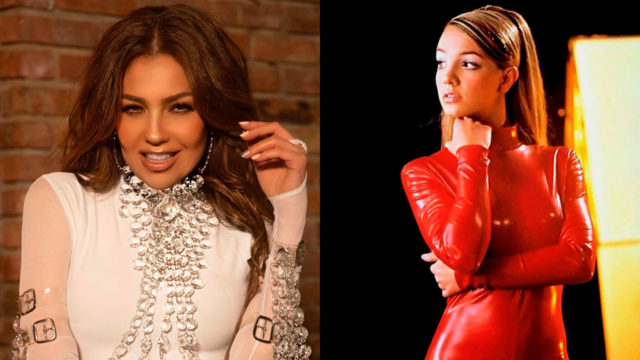 Thalía y Britney Spears en Tiktok