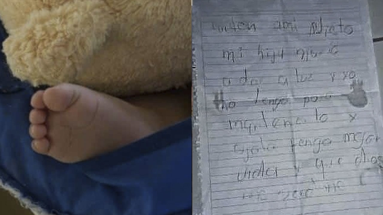 Abuelito abandona a bebé en una caja de pizza porque no puede mantenerla
