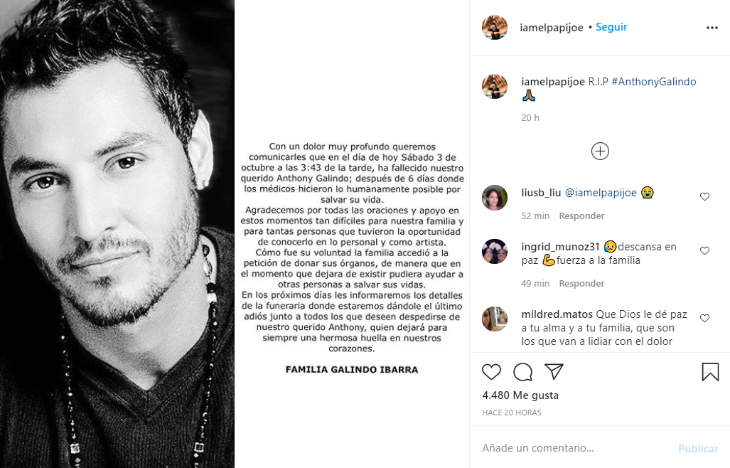 Muere Anthony Galindo, ex integrante de Menudo, tras ser hospitalizado