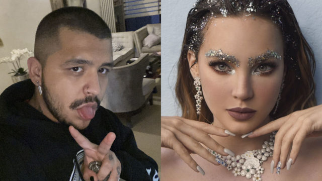 Christian Nodal y Belinda presumen su nuevo estilo de cejas en pareja