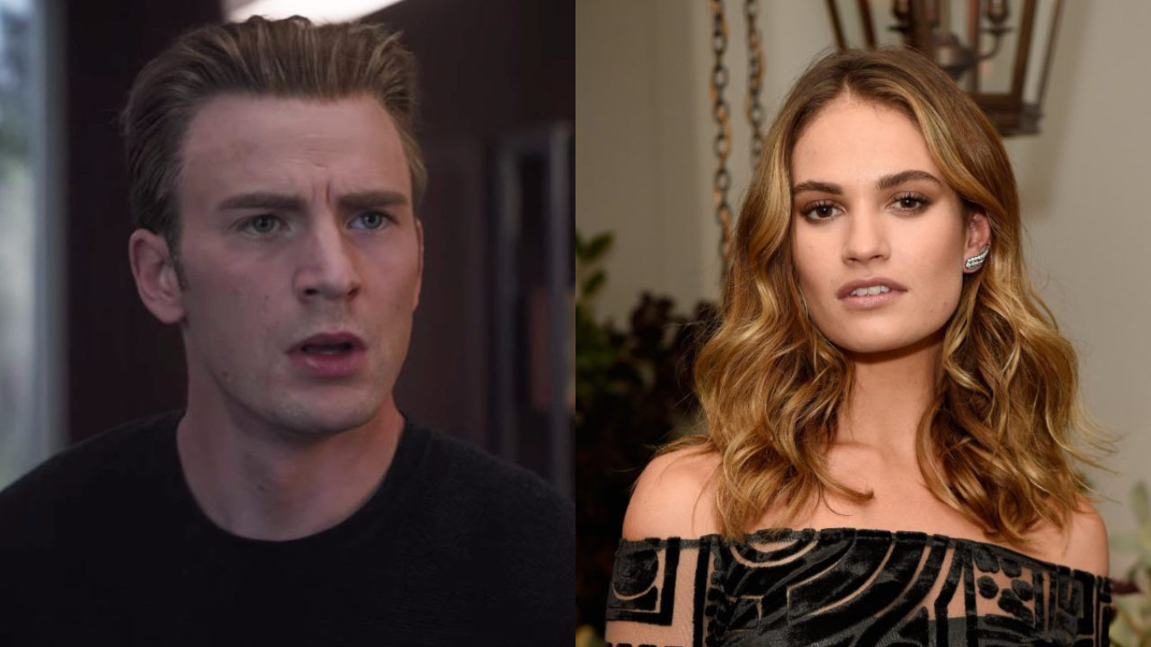 Lily James cambia a Chris Evans por un hombre casado 20 años mayor