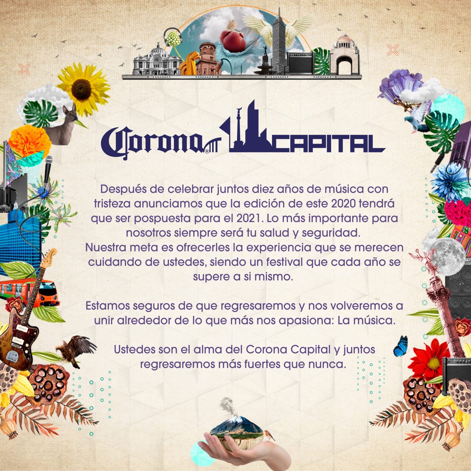 Comunicado Corona Capital