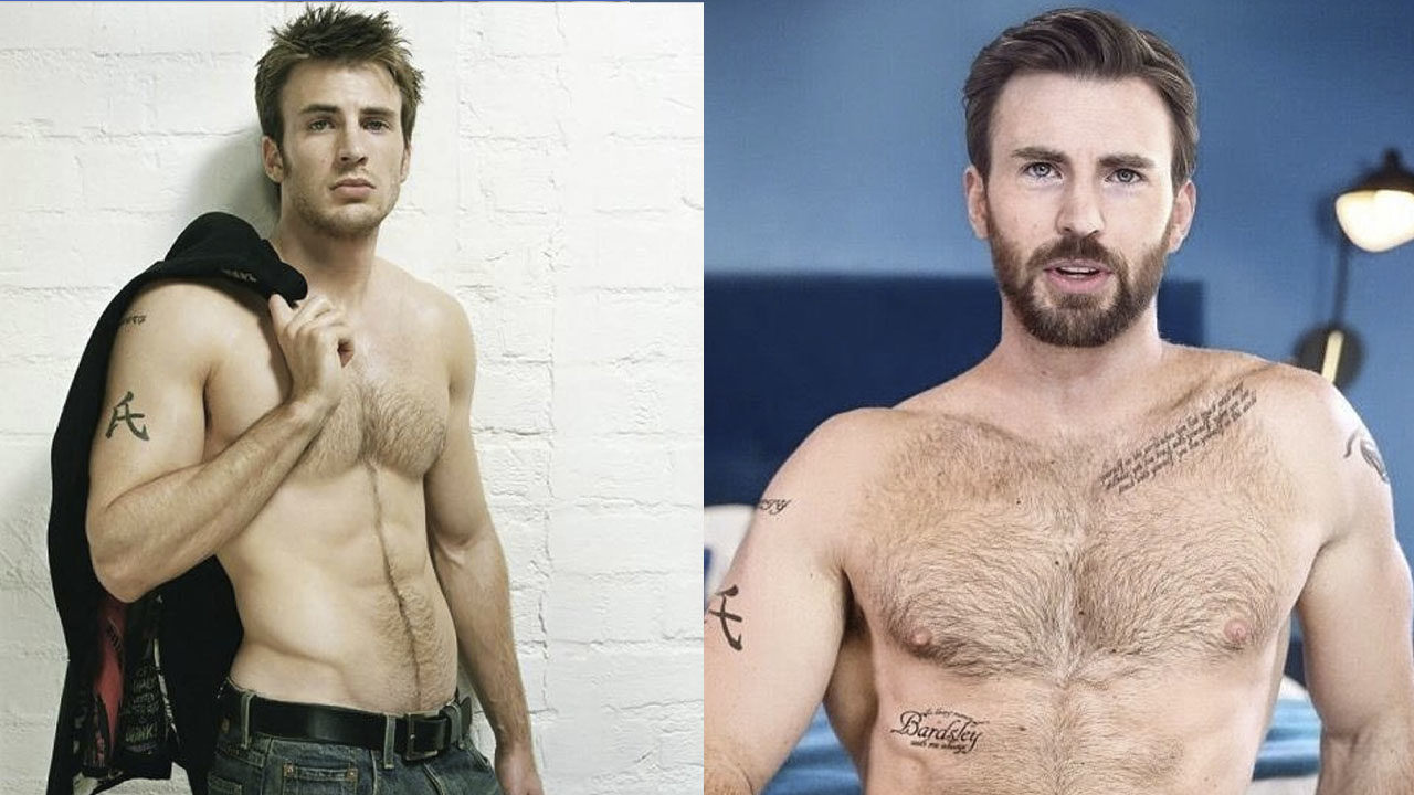 Chris Evans sorprende a todos luciendo todos sus tatuajes en un video