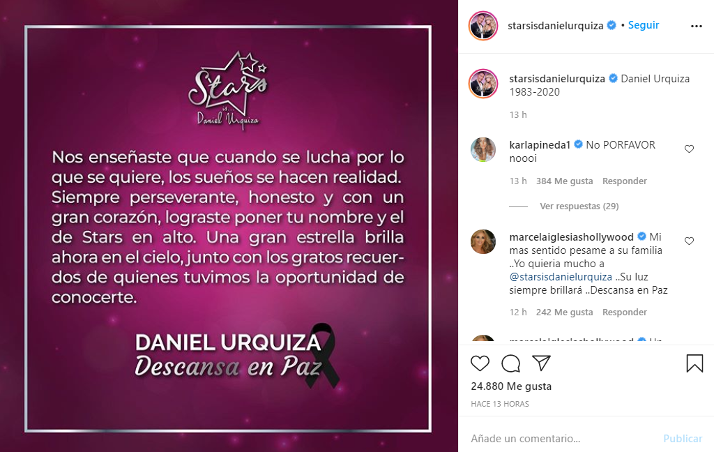 Murio el rey de las extensiones Daniel Urquiza