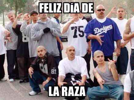 Memes día de la raza