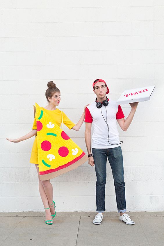 Disfraz pareja Pizza