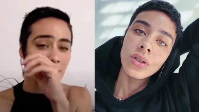 Esmeralda Pimentel con cabello corto