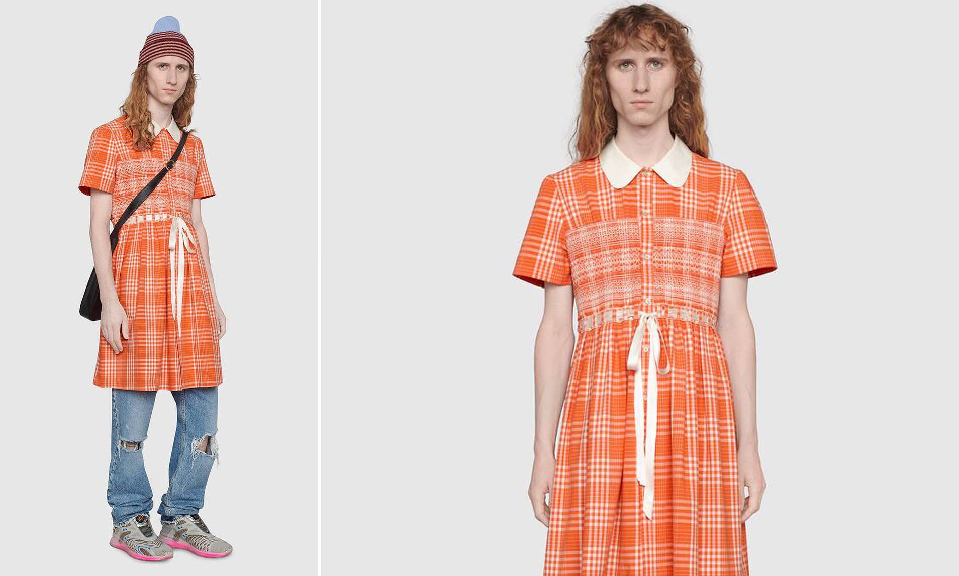 Gucci vestido para hombres