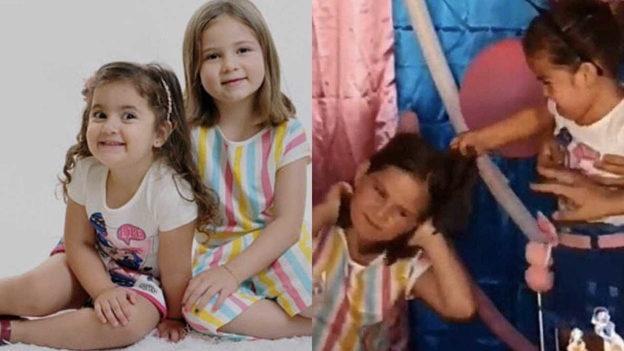 Ella son las niñas de la pelea del pastel que se volvieron virales
