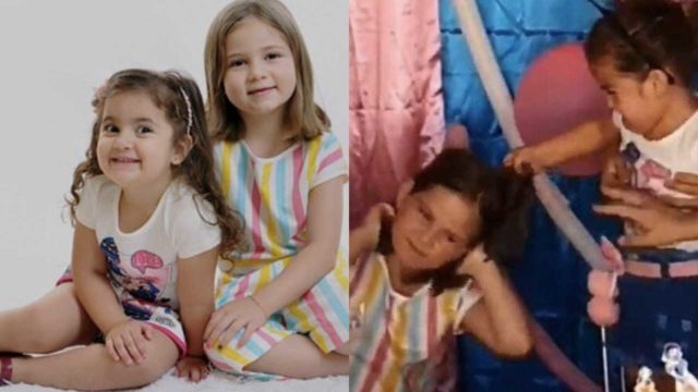 Ella son las niñas de la pelea del pastel que se volvieron virales
