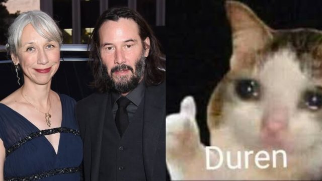 Keanu Reeves y Alexandra Grant