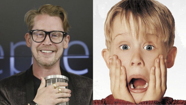 Macaulay Culkin usa cubrebocas con su icónica pose de Mi pobre Angelito