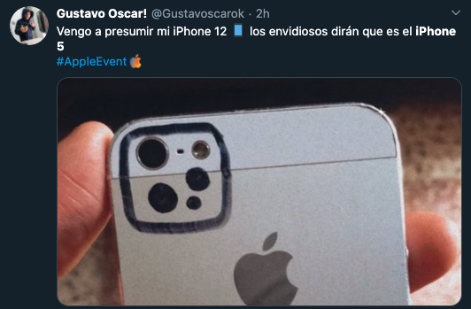 Meme iPhone 12 parece 5
