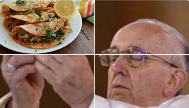 Memes papa francisco tacos