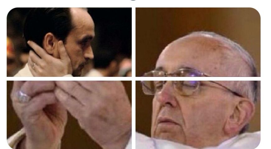Meme Papa Francisco beso