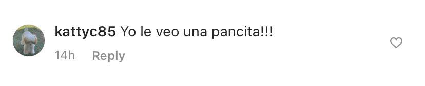 Comentario Instagram
