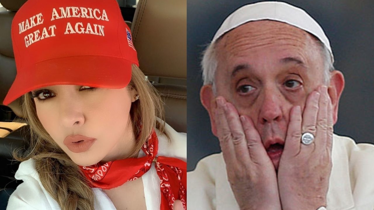 Paty Navidad arremete contra Papa Francisco por "conspirador"