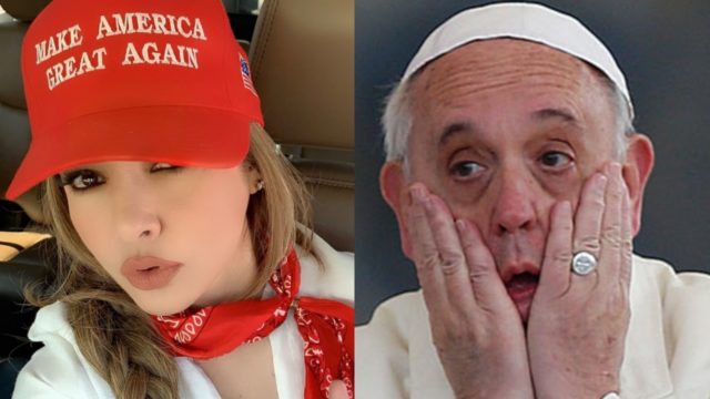 Paty Navidad arremete contra Papa Francisco por "conspirador"