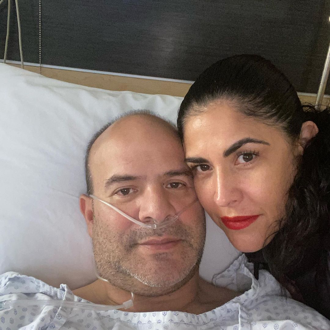 Platanito y esposa