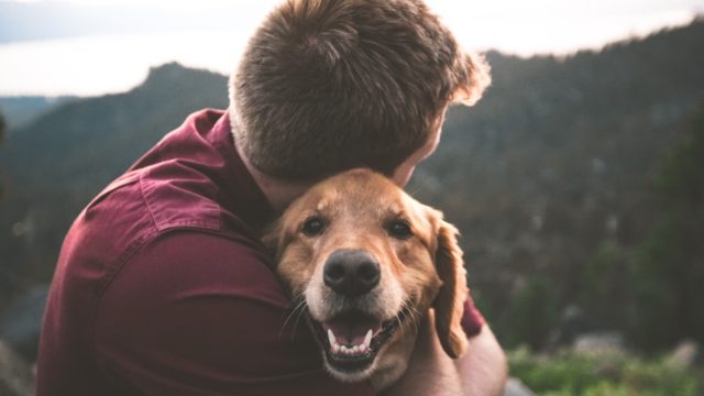 Perro con su dueÃ±o