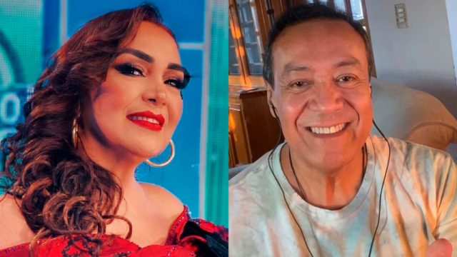 Aída Cuevas y su hermano Carlos Cuevas con el perdón