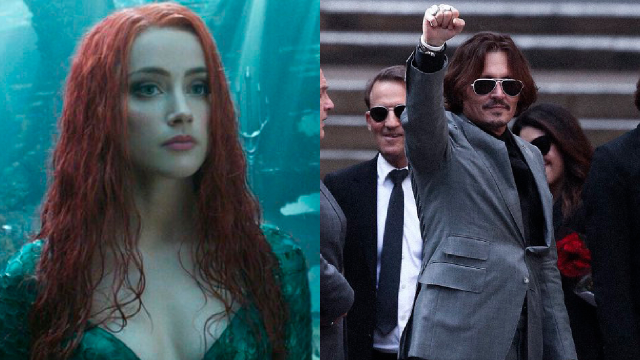 Johnny Depp festejado ataques a Amber Heard en Aquaman