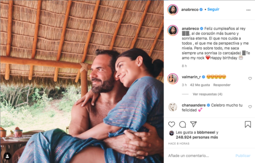Foto de Ana Brenda con Zacarías Melhem