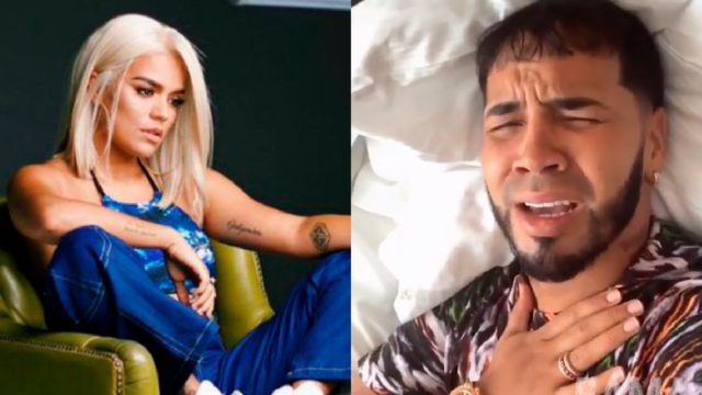Anuel AA y Karol G tristes porque terminaron