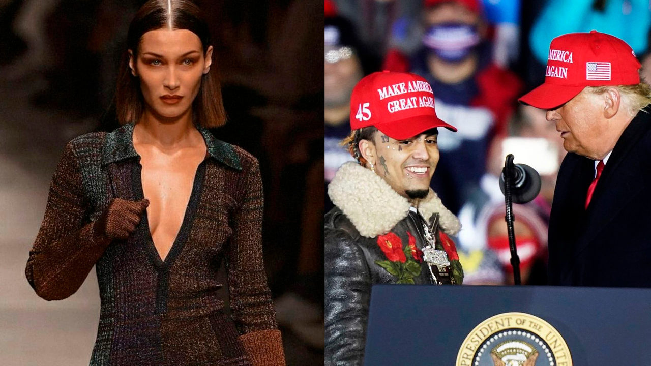 Bella Hadid Lil Pump y Donald Trumpy