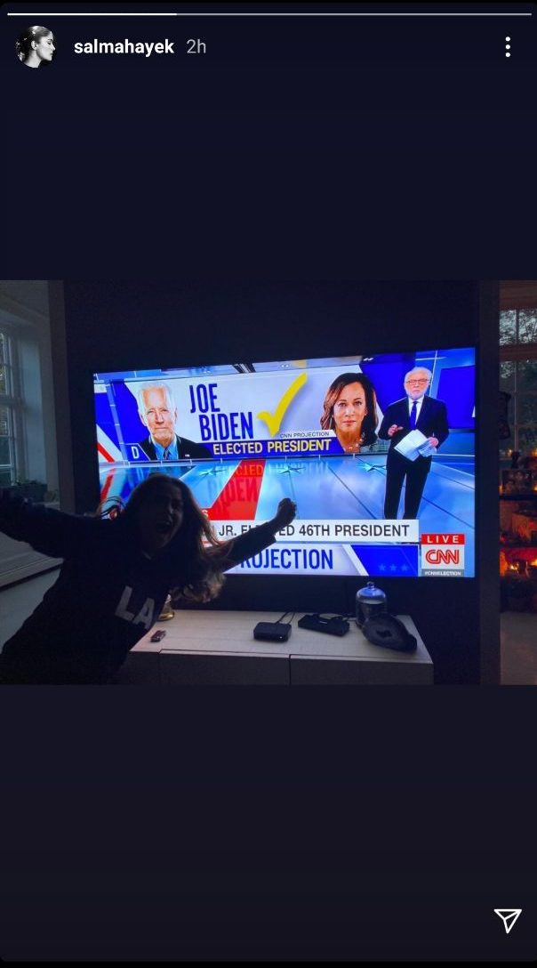 Así reaccionaron los famosos al triunfo de Joe Biden