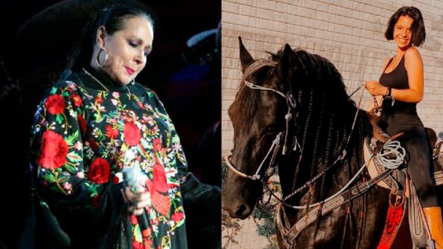 Caballo de Ángela Aguilar bautizado por Flor Silvestre
