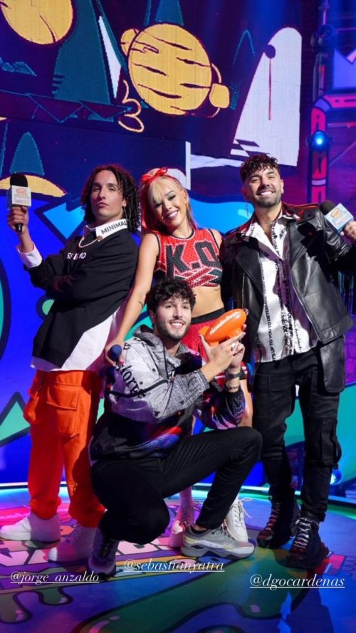 Danna Paola y Sebastián Yatra en los Kids Choice Awards 2020