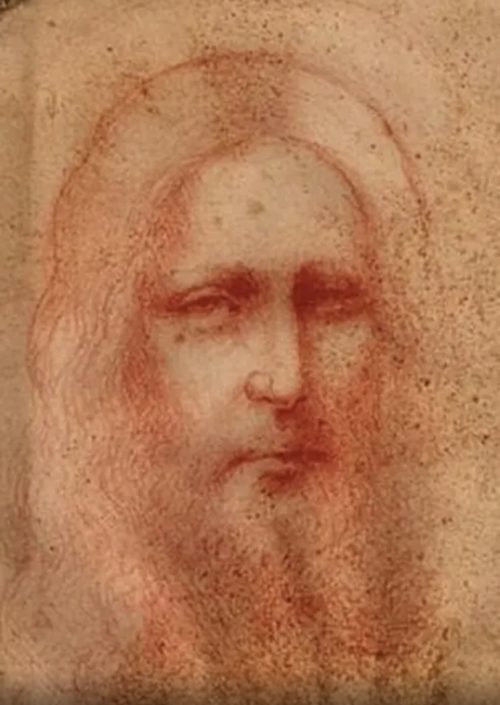 Boceto de Cristo Leonardo Da Vinci