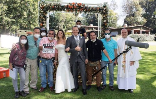 Itatí Cantoral de novia en instagram