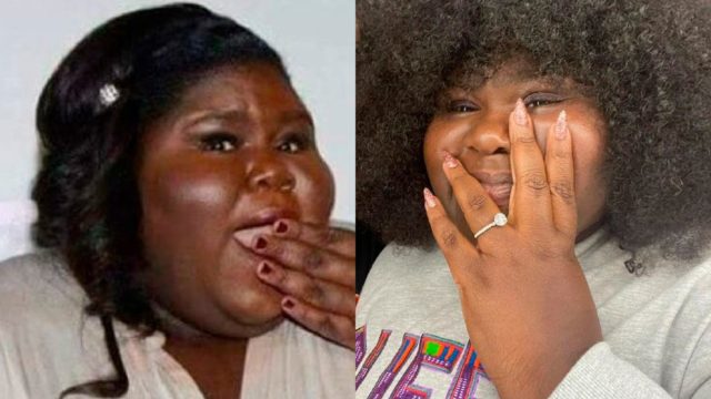 Gabourey Sidibe presume anillo de compromiso con Brandon Frankel