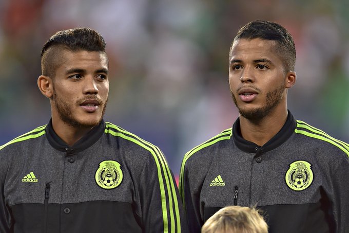 Giovani y Jonathan dos Santos con selección mexicana