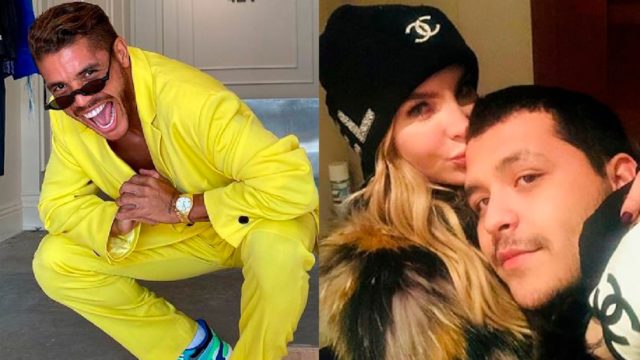 Hermano giovani dos santos riéndose de Belinda