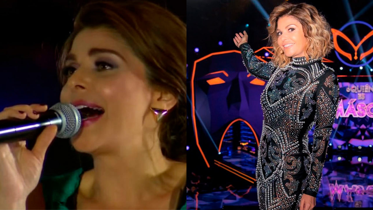 Itatí Cantoral cantando la Guadalupana en Quién es la máscara