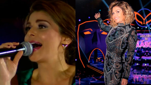 Itatí Cantoral cantando la Guadalupana en Quién es la máscara
