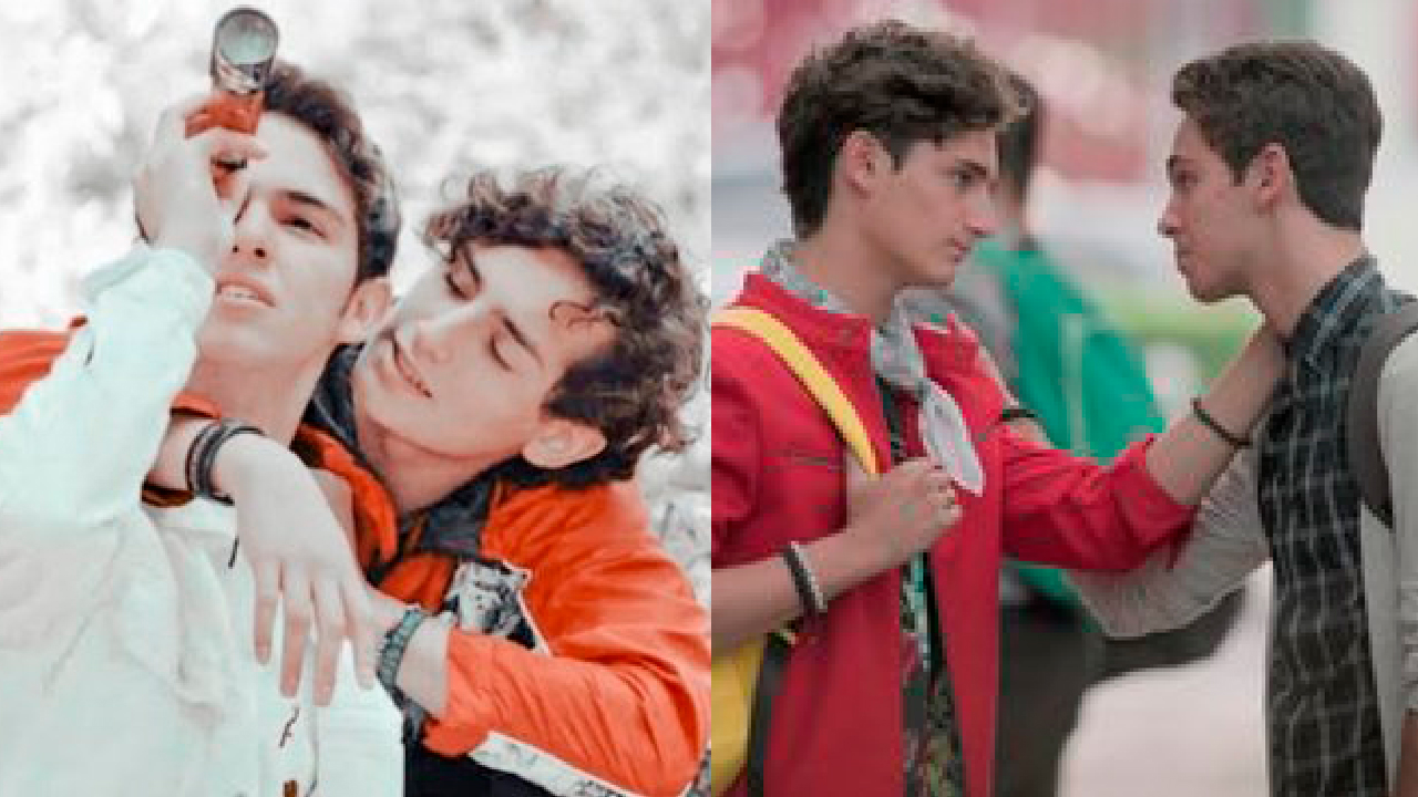 Joaquín Bondoni y Emilio Osorio como Aristemo