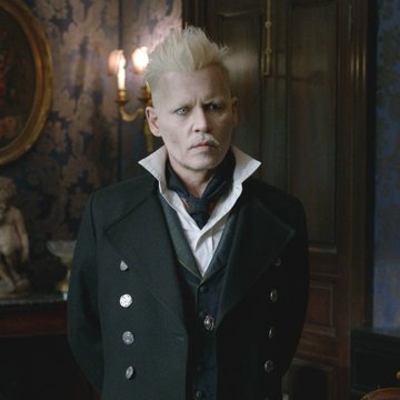 Johnny Depp en su papel como Gellert Grindelwald