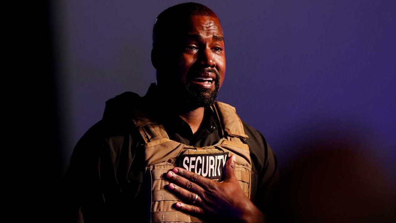 Kanye West llorando elecciones estados unidos 2020